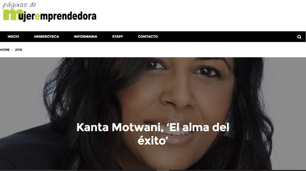 Kanta Portada Mujer Emprendedora